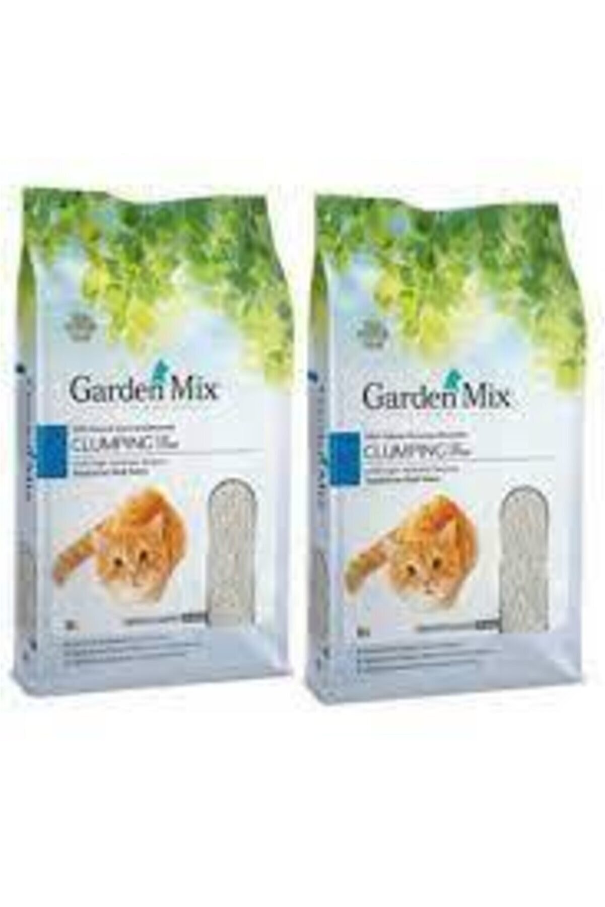 Gardenmix Kalın Taneli Parfümsüz Bentonit Kedi Kumu 10 Lt 2 Adet