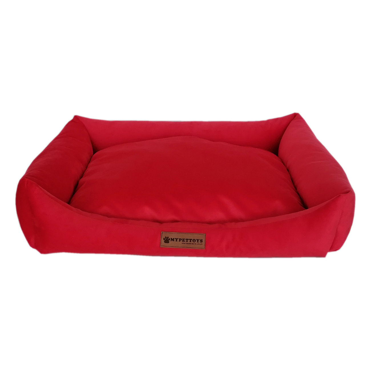 Tay Tüyü Yumuşak Köpek Yatağı Medium Kırmızı 50*60 cm