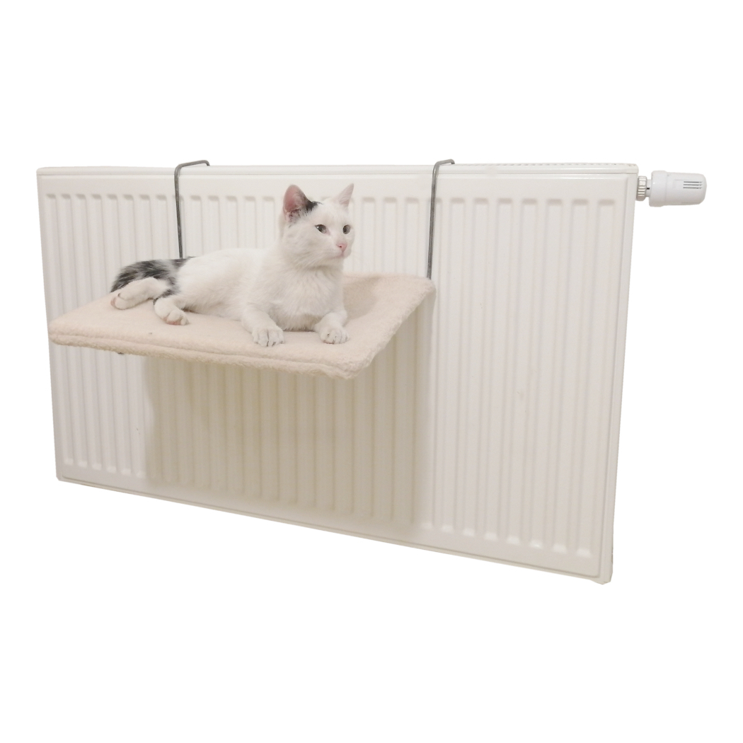 Kedi Radyatör Yatağı Yıkanabilir 42 cm 15 kg Krem