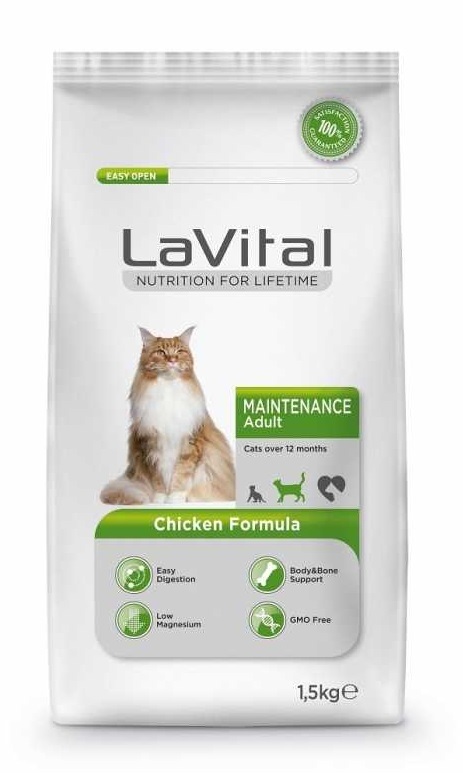 La Vital Maintenance Tavuk Etli Yetişkin Kedi Maması 1,5 Kg