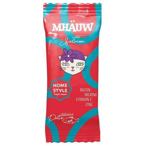 Mhauw Pouch Pate Salmon Kedi Yaş Maması 80 Gr