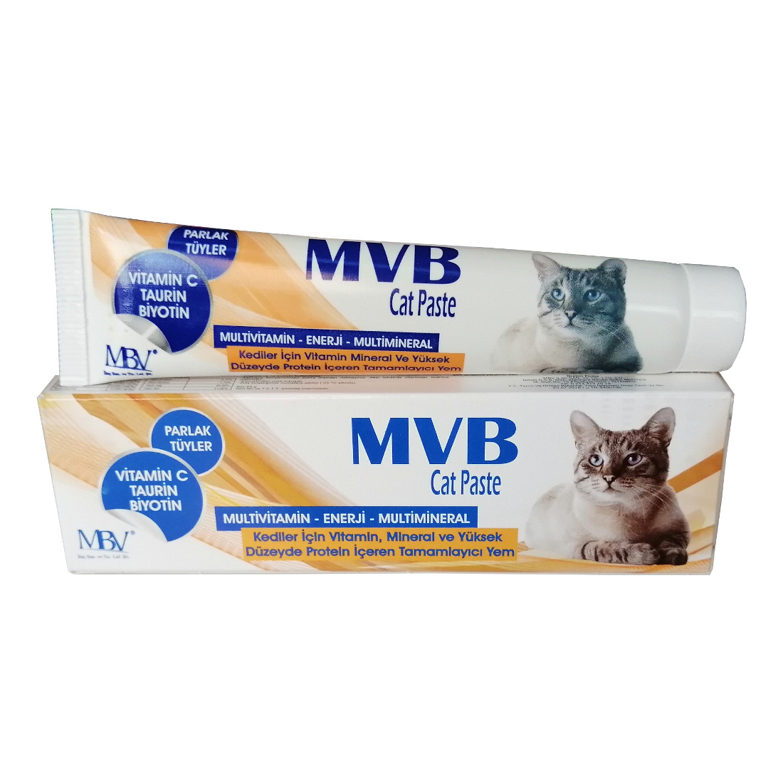 CLZ205 Mvb Cat Paste Kedi Vitamin Macunu Tüy Dökümü Önleyici 50 gr