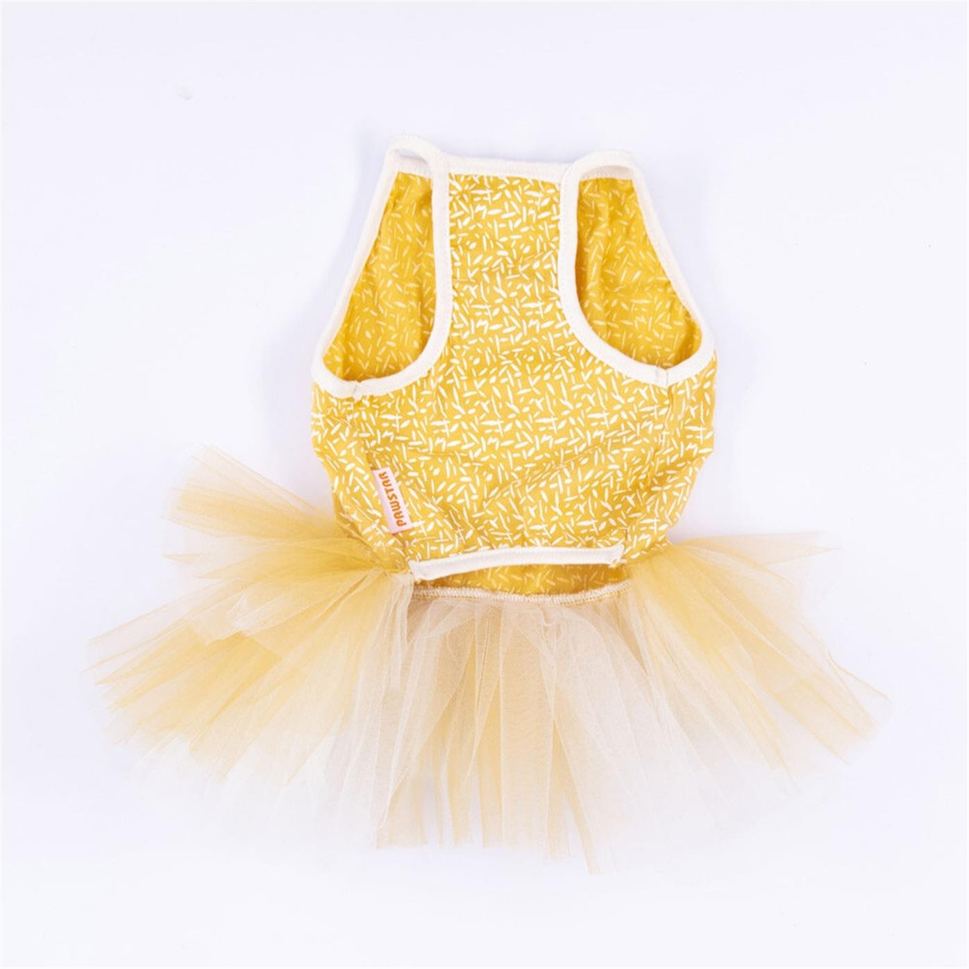 PawStar Yellow Polka-Dot L 30 x 33 x 46 cm