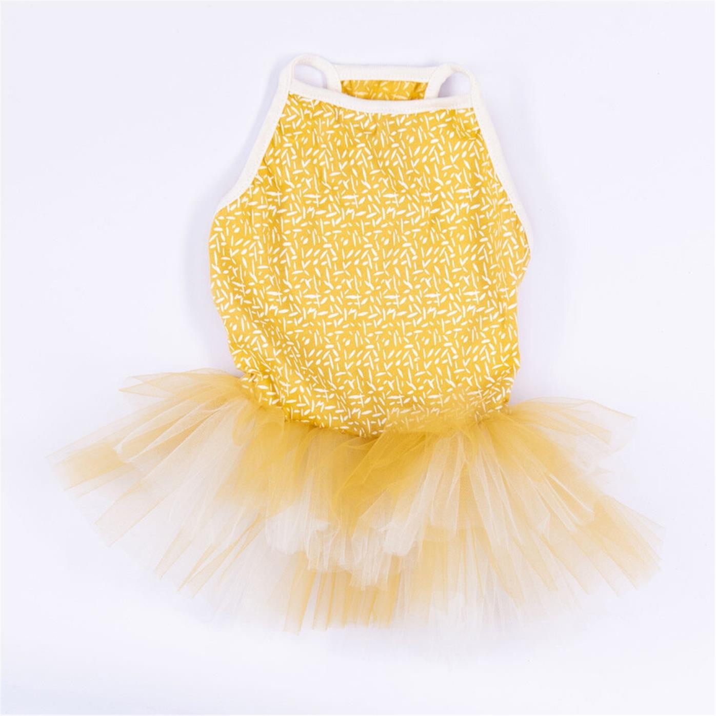PawStar Yellow Polka-Dot L 30 x 33 x 46 cm