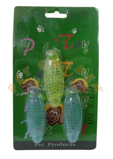 CLZ205  Plastik Köpek Diş Kaşıma Oyuncak 3 lü 7,5 cm