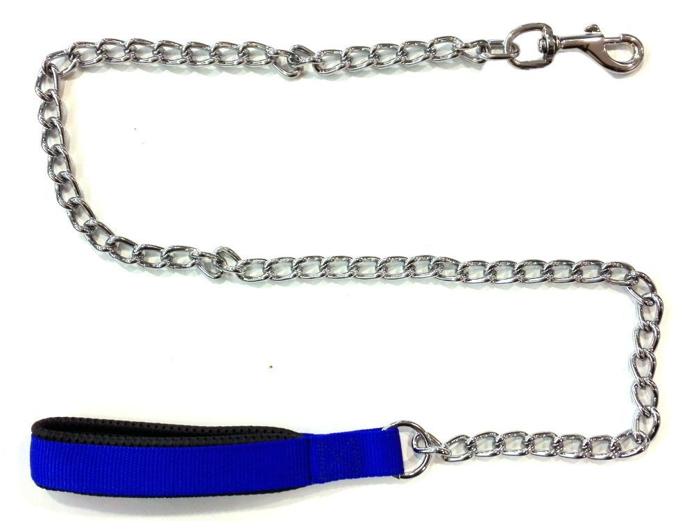 CLZ205  Soft Tutmalı Köpek Gezdirme Kayışı 3*120 cm Mavi