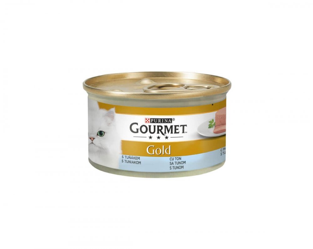 CLZ205 Purina Gourmet Gold Kıyılmış Ton Balıklı Kedi Konservesi 85 gr