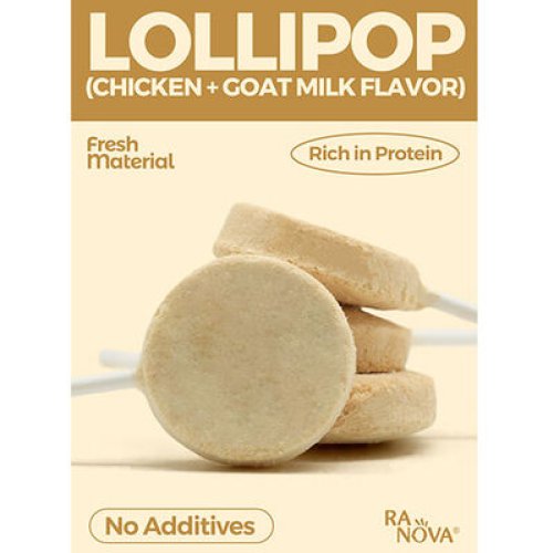 Ranova Keçi Sütlü Dondurularak Kurutulmuş Kedi Ödülü Lolipop 1.4 Gr Ranova Keçi Sütlü Dondurularak Kurutulmuş Kedi Ödülü Lolipop 1.4 Gr