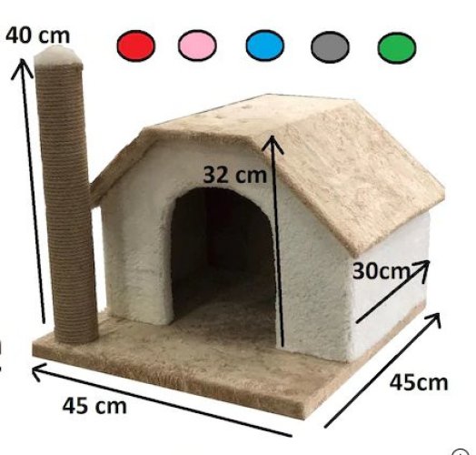 Karamel Tırmalamalı Kedi Klubesi 33 x 40 x 45 cm Gri-Beyaz Karamel Tırmalamalı Kedi Klubesi 33 x 40 x 45 cm Gri-Beyaz