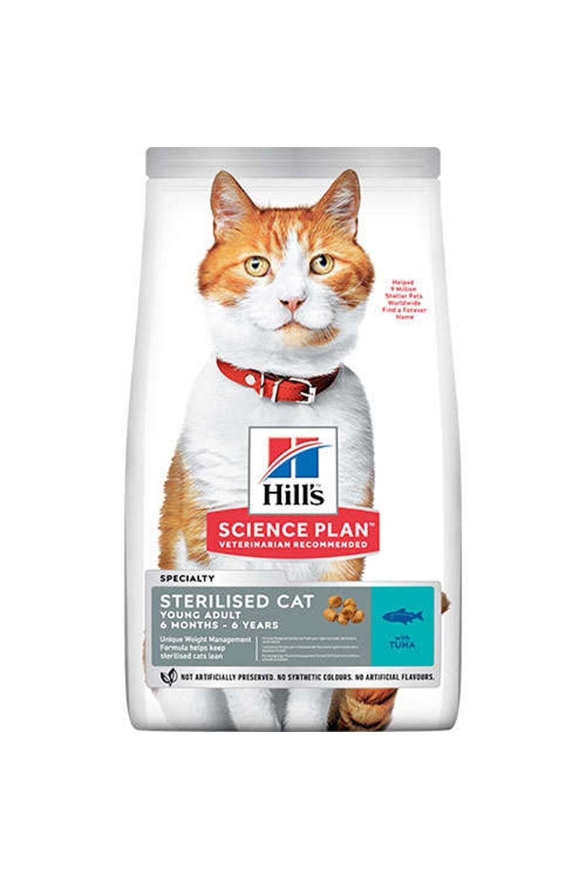 Hills Adult Kısırlaştırılmış Kediler Için Ton Balıklı Kedi Maması 1,5 Kg