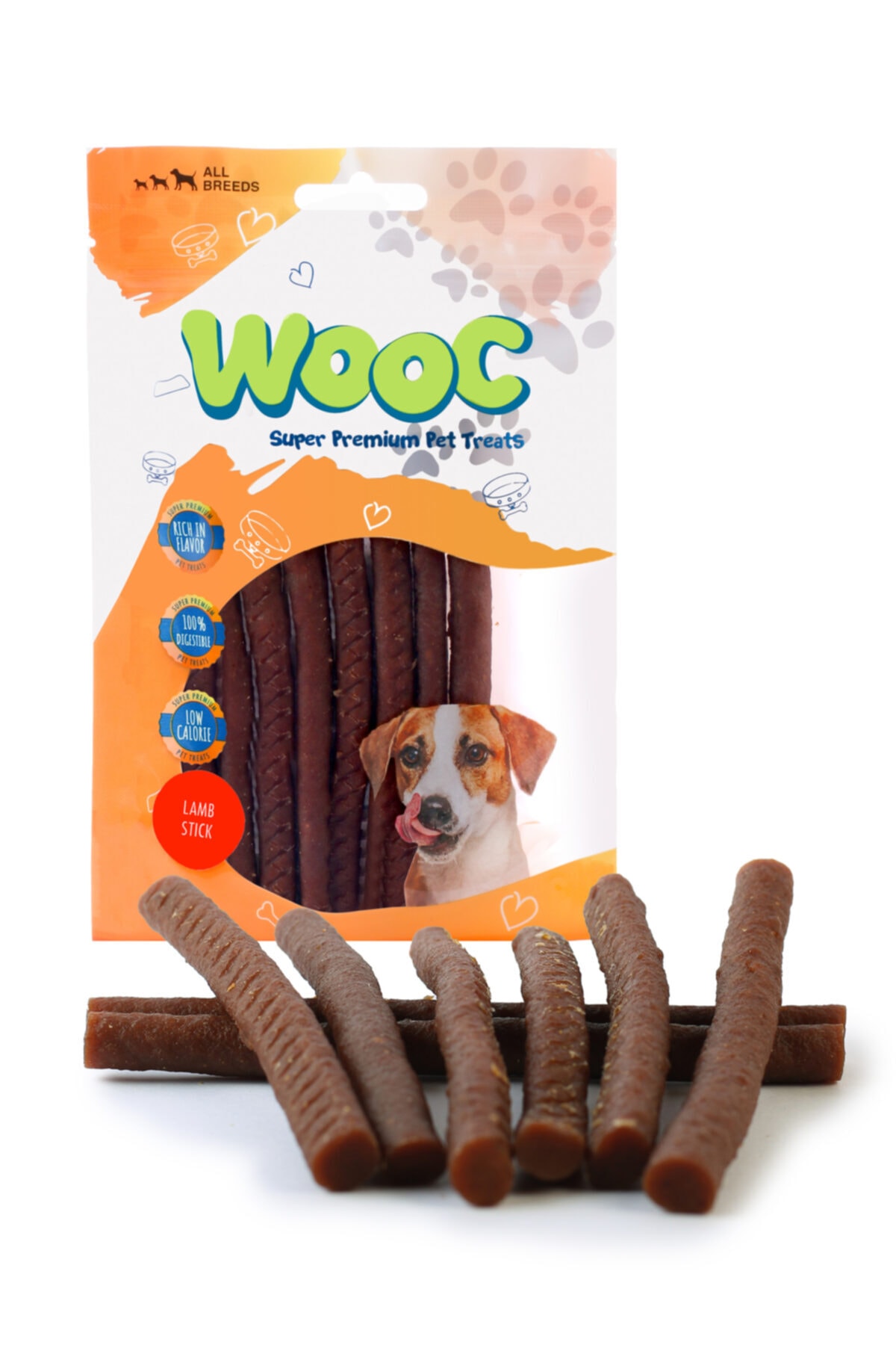 Wooc Dog Kuzulu Uzun Stick Köpek Ödül Maması 80 gr