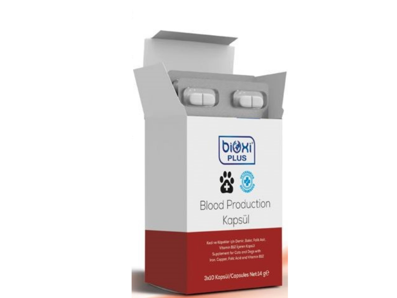 Bioxi Plus Blood Production Kapsül Demir Bakır Folik Asi B vitamini 30 kapsül Bioxi Plus Blood Production Kapsül Demir Bakır Folik Asi B vitamini 30 kapsül