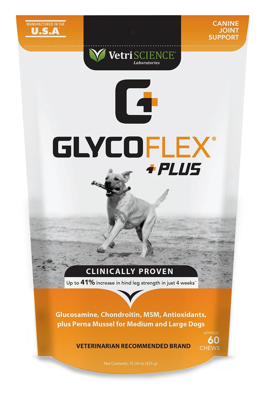 CLZ205 Vetriscience GlycoFlex Plus Köpek Eklem Destekleyici 60 Tablet
