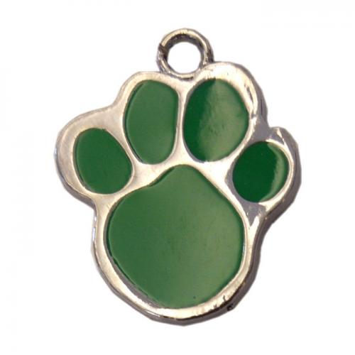 CLZ205 Patili Kedi Köpek İsimlik Aksesuar 2 cm Yeşil