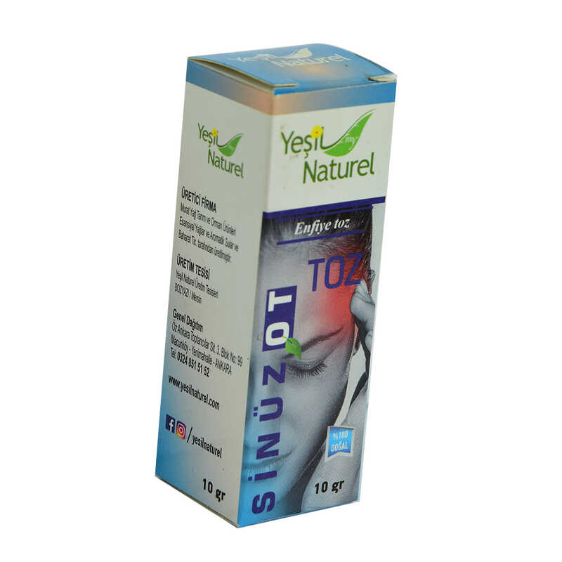 Yüzde 100 Doğal Sinüzot Enfiye Toz 10 Gr Yüzde 100 Doğal Sinüzot Enfiye Toz 10 Gr